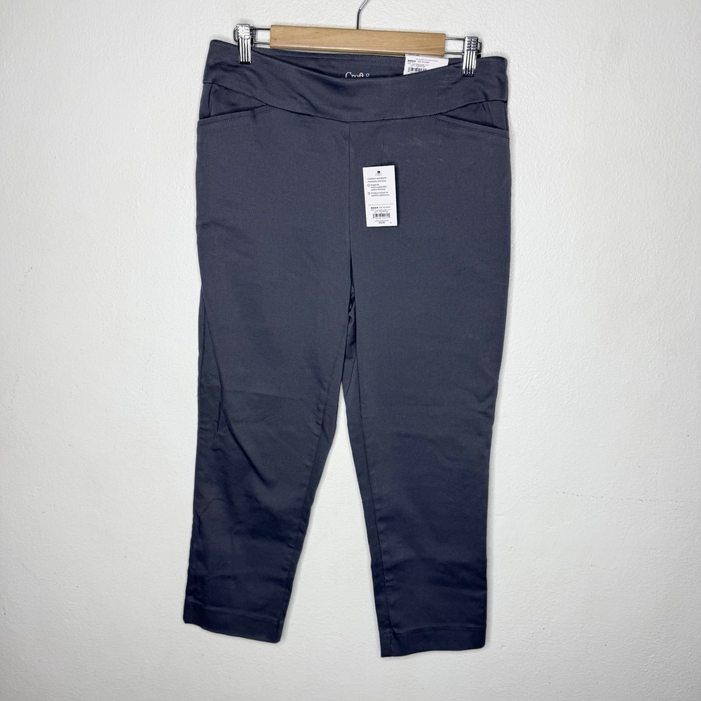 New Croft And Barrow The Effortless Stretch Mid Rise Straight Pants Women's 10P - Picture 1 of 9